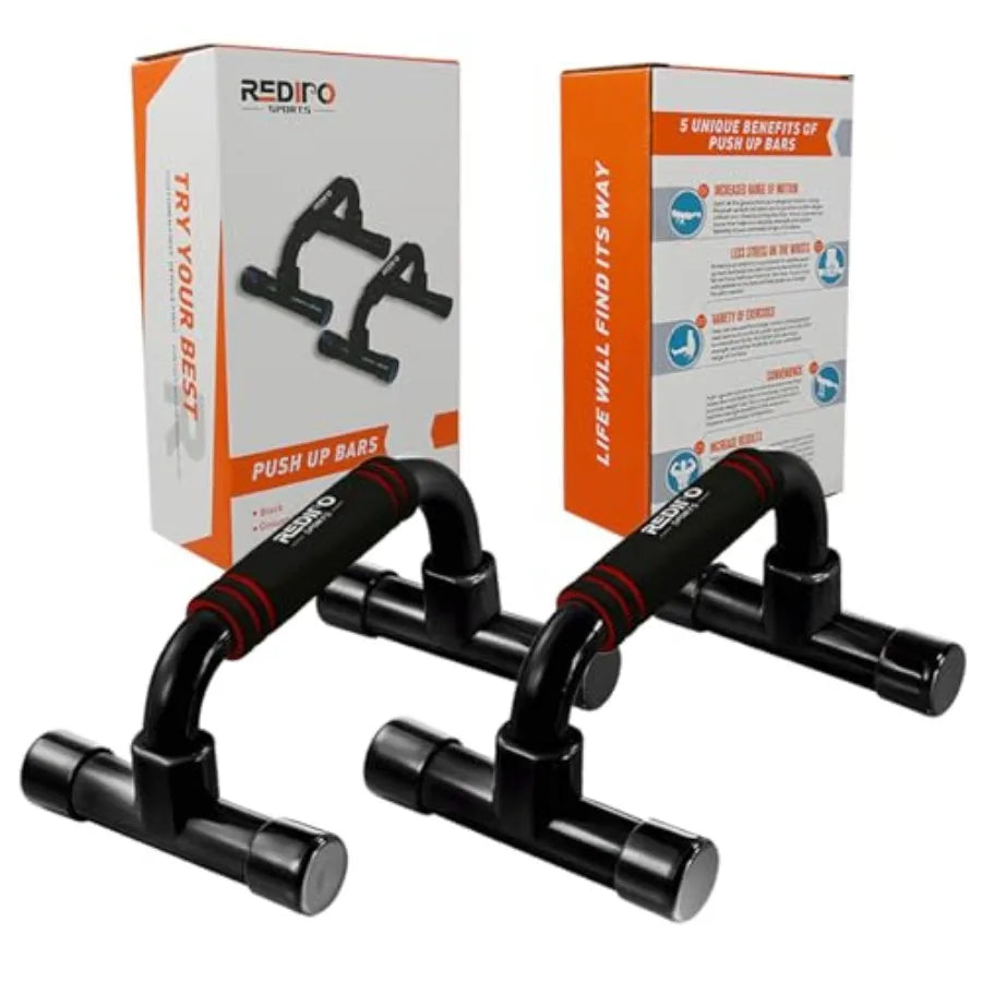 Push Up Bars Ergonomic Workout Stands with Anti-Slip Sturdy Structure for Strength Training | StriveRiseFit