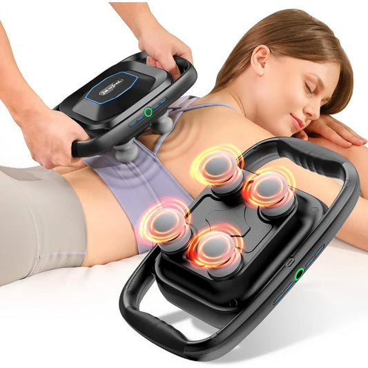 BOB AND BRAD A1 4-Head Deep Tissue Massage Gun - FSA/HSA Eligible | StriveRiseFit.com