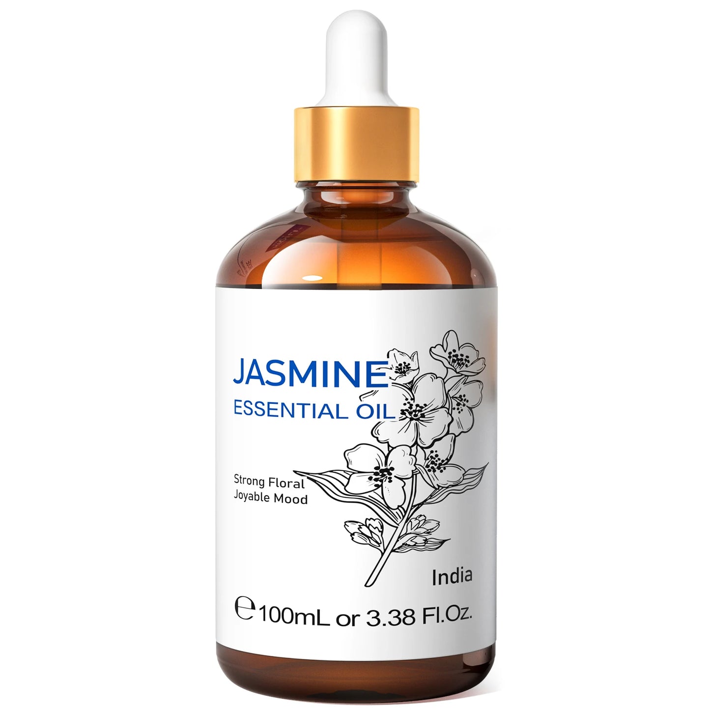 HIQILI Essential Oils  - 100ML Pure Turmeric, Jasmine, Rosemary, Pepermint & More for Aromatherapy or Massage