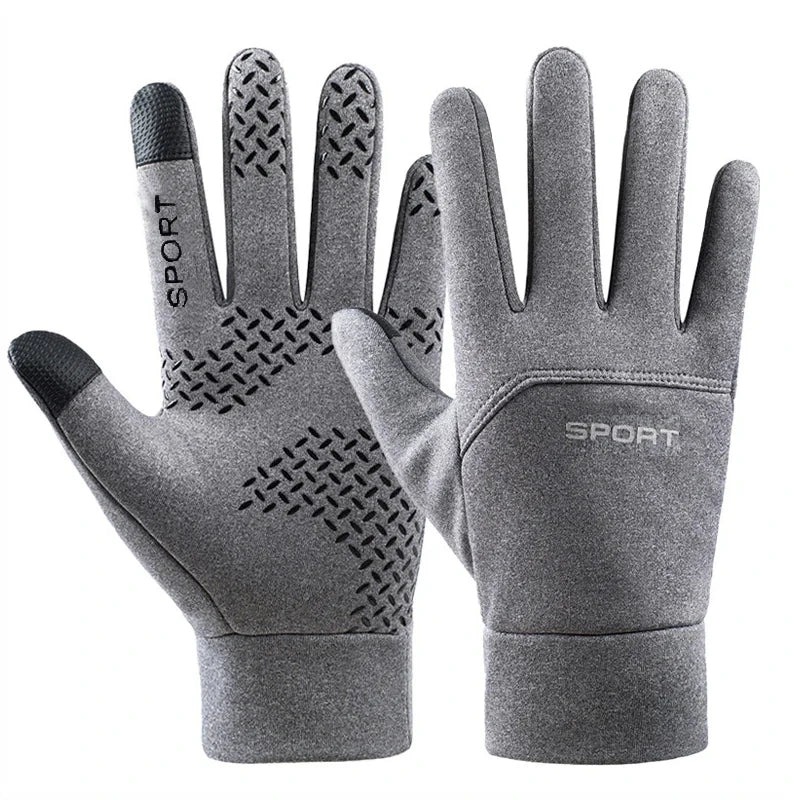 2025 High Quality Winter Men and Women's Warm Gloves Plush Outdoor Sports Windproof and Cold proof Bicycle Gloves