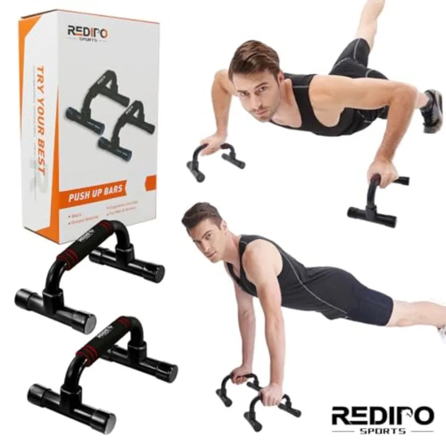 Push Up Bars Ergonomic Workout Stands with Anti-Slip Sturdy Structure for Strength Training | StriveRiseFit