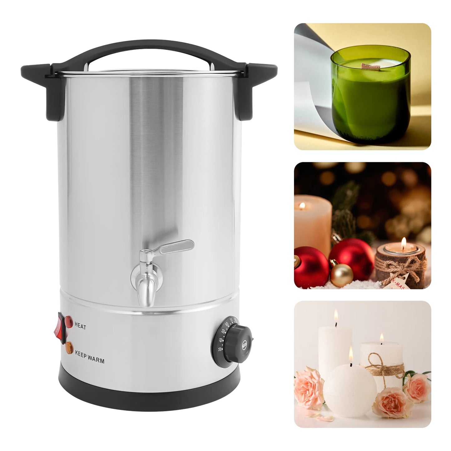 Professional Wax Melting Pot 8L–15L | 1800W Electric Wax Warmer | StriveRiseFit