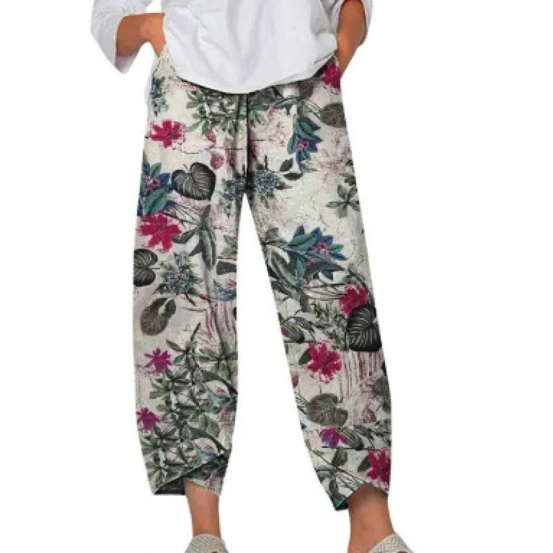 Streetwear Women Clothes Women Pants ~ Joggers Cotton / Linen Casual Autumn Elegant