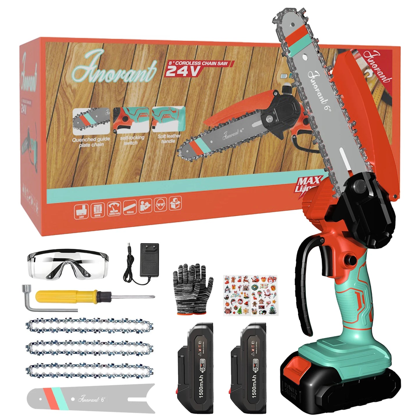 Mini Cordless Chainsaw | Handheld | Battery Powered | Multiple Colors | StriveRiseFit