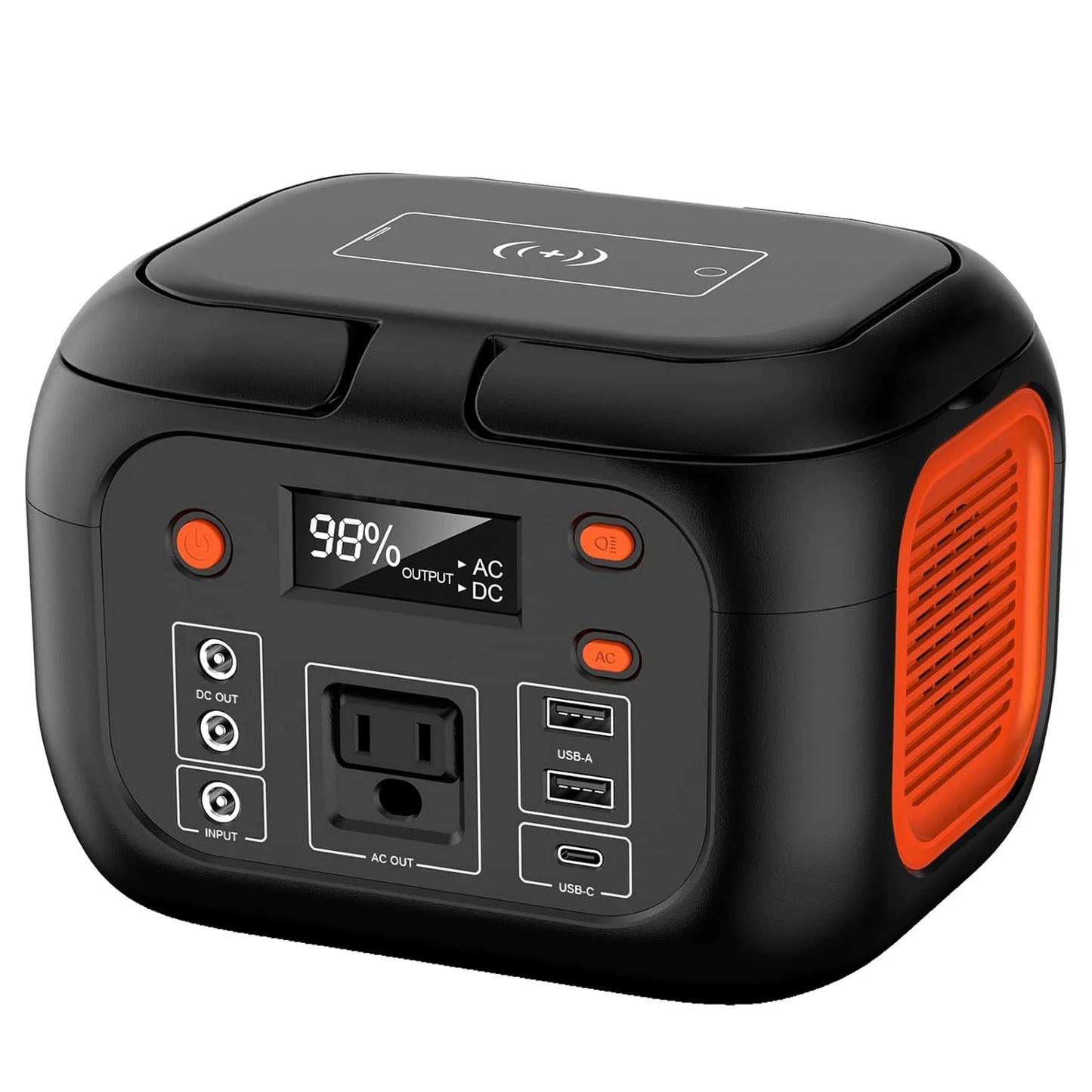 600W/300W/200W/120W Portable Power Station,110V AC Outlets Solar Generator Storage Energy Power Bank For Biking Camping Hiking Travel RV Home