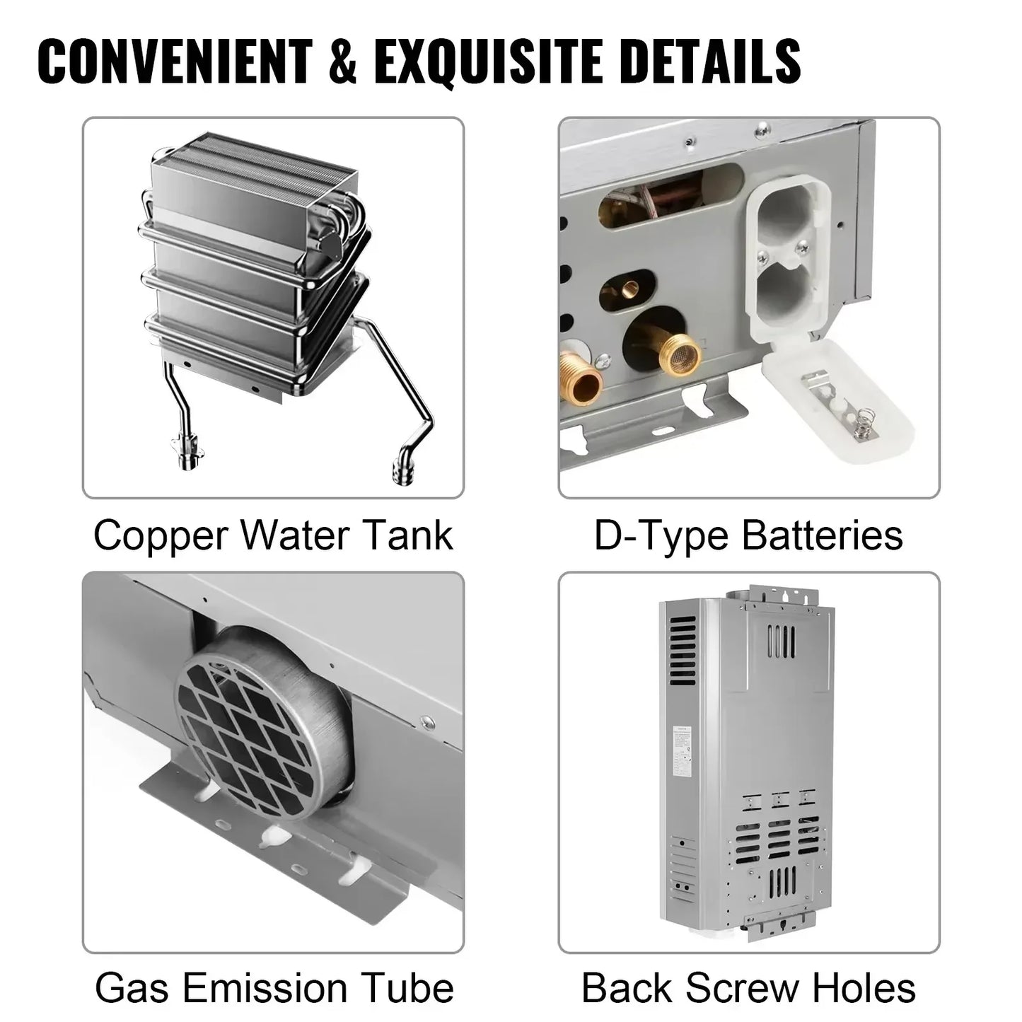 Tankless LPG Propane Water Heater 6L–18L Instant Hot Water | StriveRiseFit