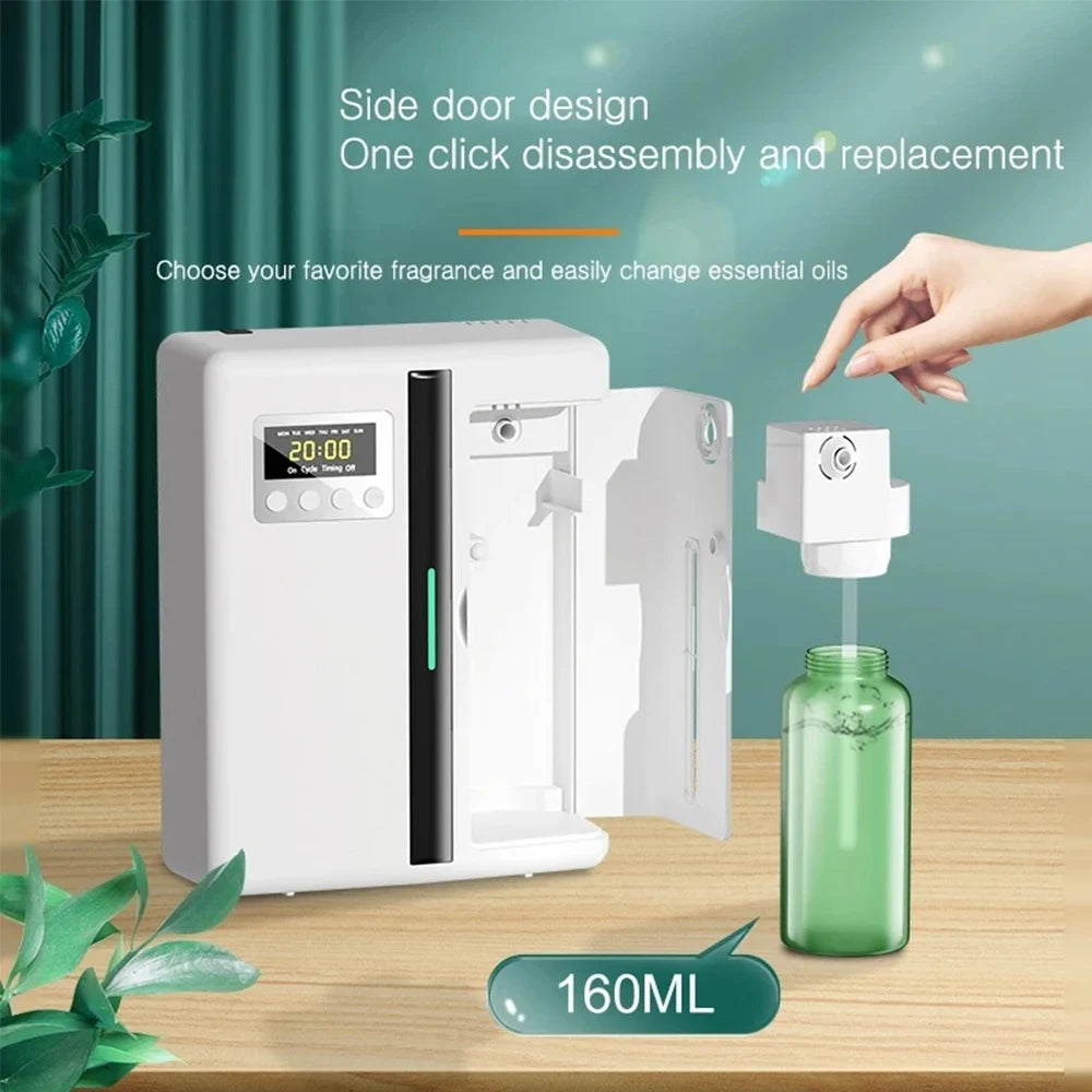 Smart Aroma Diffuser | Bluetooth & Timer | 160ml | 300m³ Coverage | StriveRiseFit