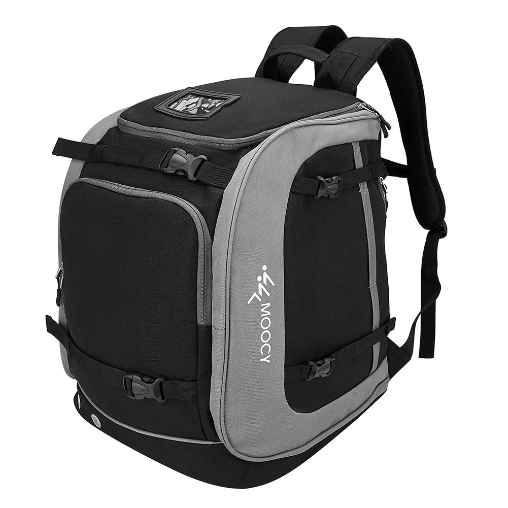 Outdoor Sport Backpack ~ Adjustable Oxford Cloth ~ Helmet Pocket ~ Waterproof Boots Helmet Clothing Storage Bag for Camping Skiing