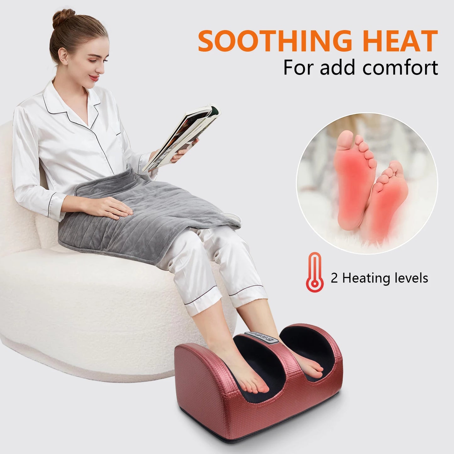 Foot Massage Machine, Foot Kneading, Electric Heating, Christmas Gifts, Valentine's Day Gifts