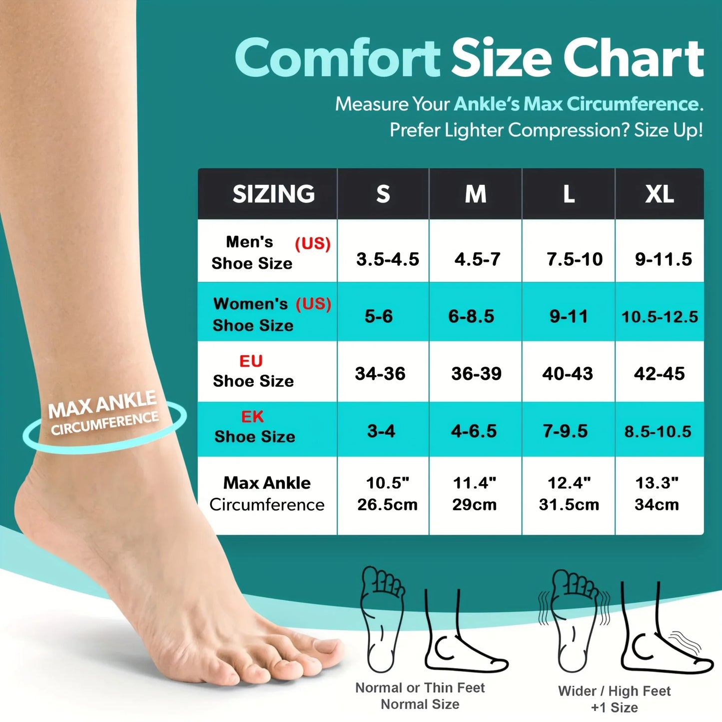 Compression Foot Sleeves with Arch Support Open-Toe Design for Neuropathy & Pain Relief | StriveRiseFit