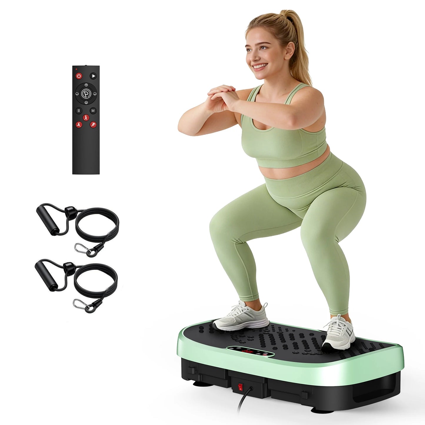 Vibration Plate Exercise Machine | 120 Speed Levels, 330LB Capacity, Low-Noise, 7 Colors