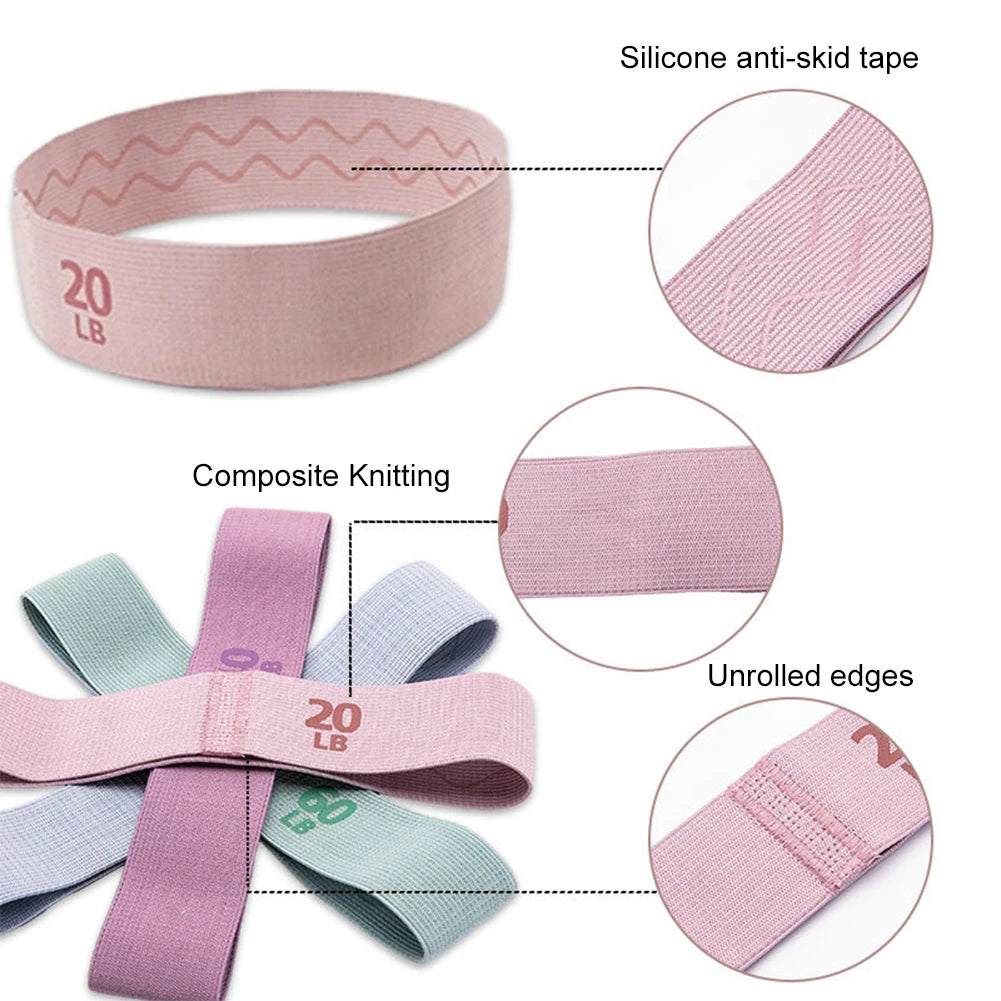Fabric Booty & Hip Resistance Bands, Non-Slip for Glutes, Yoga & Pilates | StriveRiseFit