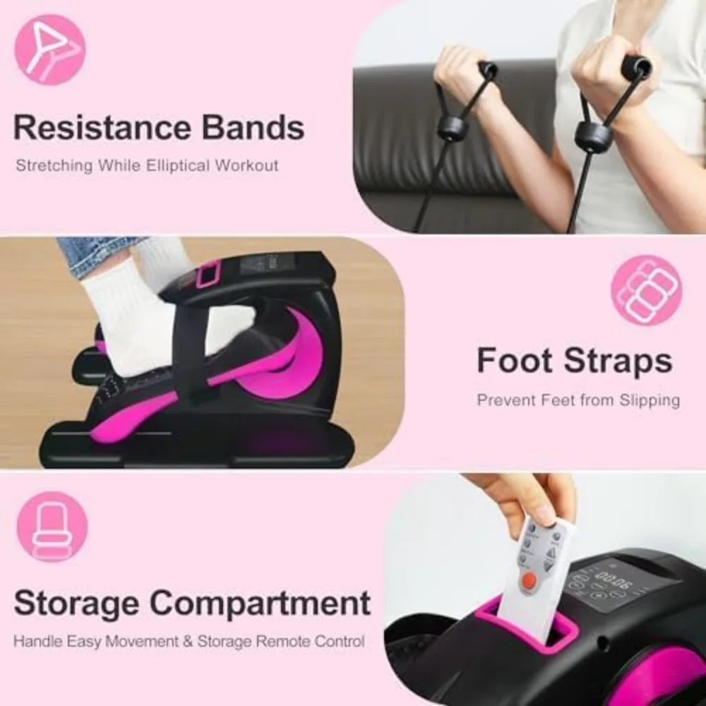 Under Table Elliptical, 12 speed, Remote Control Elliptical Leg Exerciser