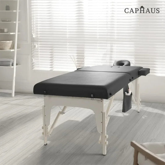 Premium Memory Foam Massage Table, 84 Inch Foldable & Portable Massage Bed, Height Adjustable Spa Bed