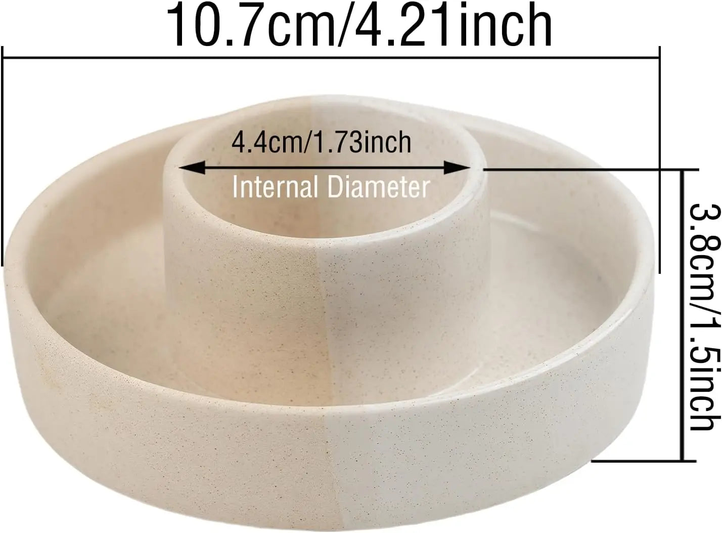 3-Piece Ceramic Sage Holder & Incense Burner Set Smudge Bowl | StriveRiseFit