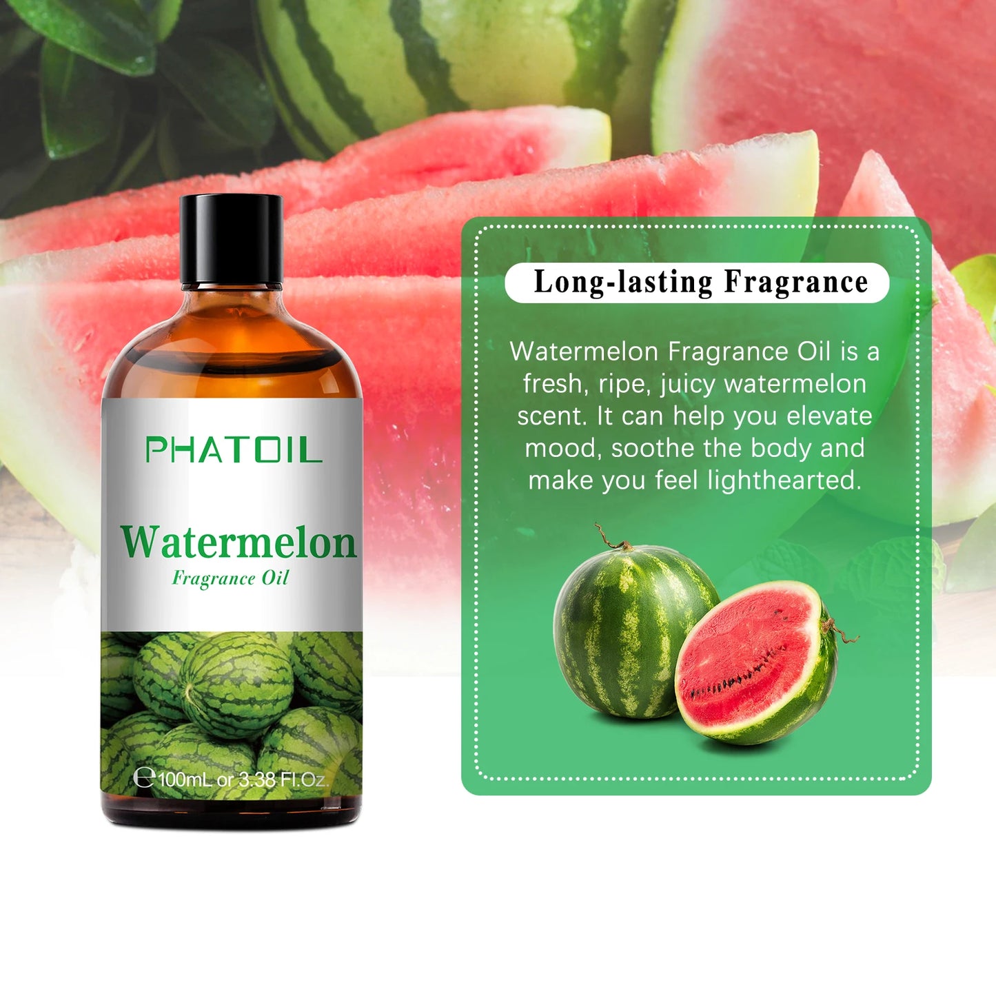 PHATOIL 100ML Fruit Fragrance Oils - Coconut, Vanilla, Apple & More | StriveRiseFit