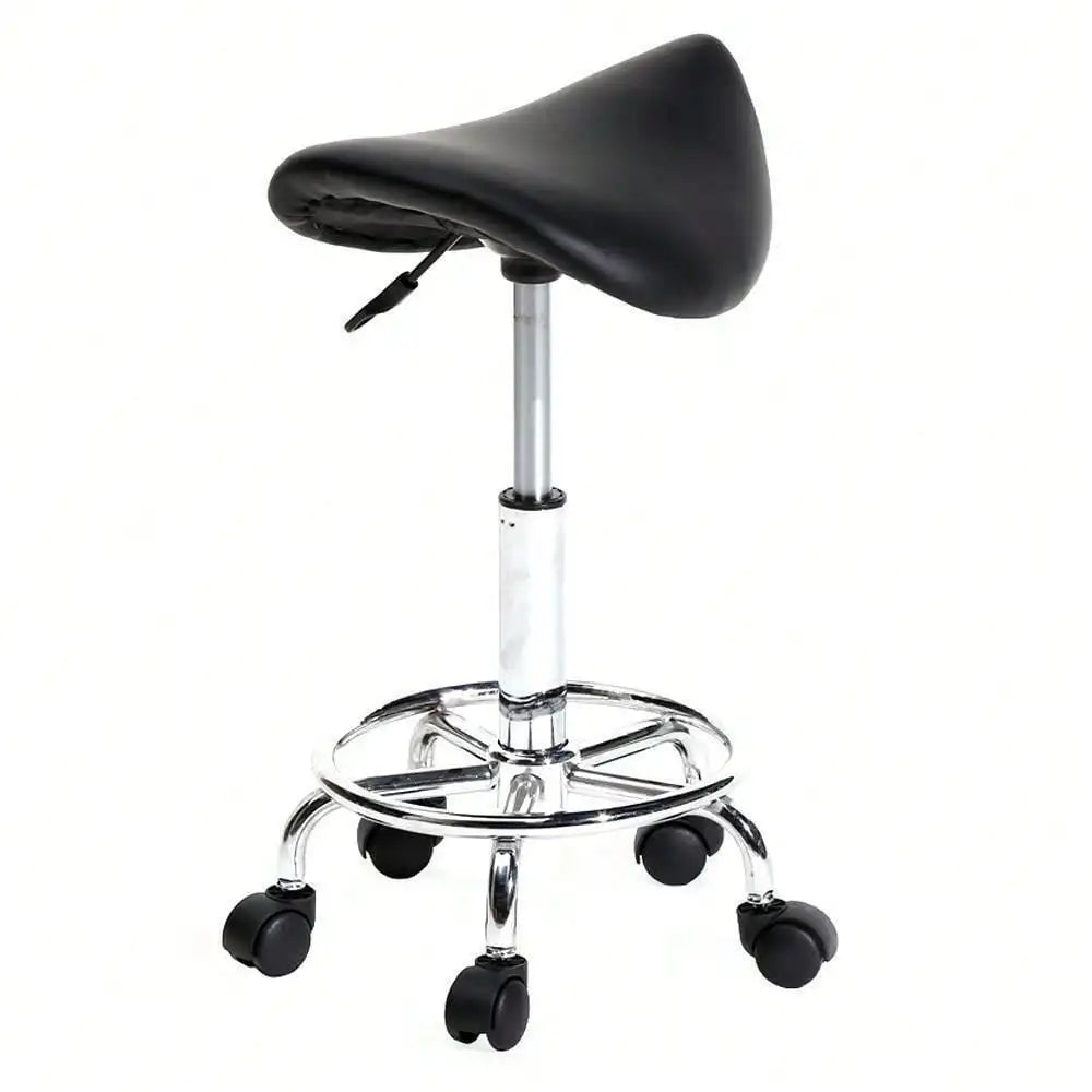 Professional Massage Stool - Hydraulic Rolling Chair for Spa & Tattoo