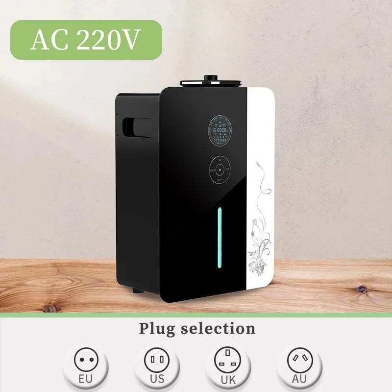 8000m³ Metal Electric Aroma Diffuser 1200ML Capacity Essential Oil Diffuser Commercial Perfume Air Freshener WIFI Home Fragrance