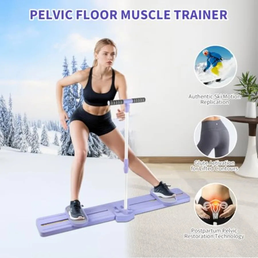 Foldable Ski Machine Home Cardio Trainer Adjustable Resistance | StriveRiseFit