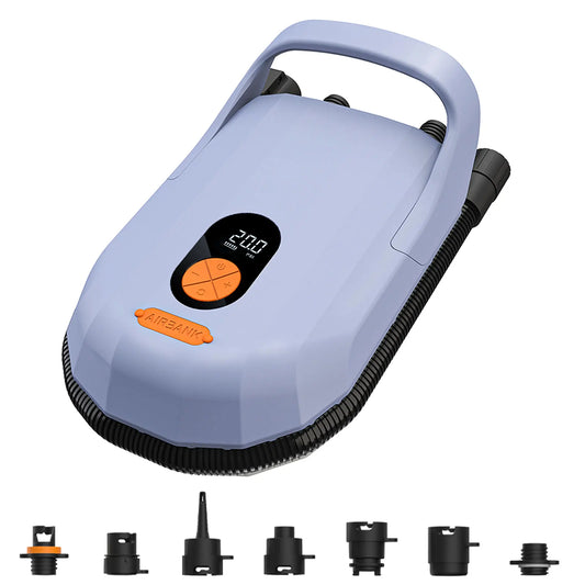 AIRBANK SUP Electric Air Pump D6 Pro — 7800mAh, 20 PSI, Twin Motor | StriveRiseFit