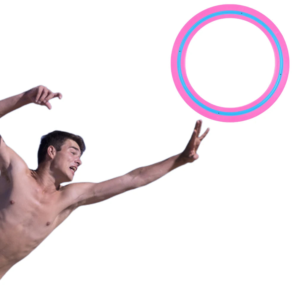 25cm Open-Center Flying Disc for Kids & Adults, Beach, Backyard & Outdoor Play | StriveRiseFit