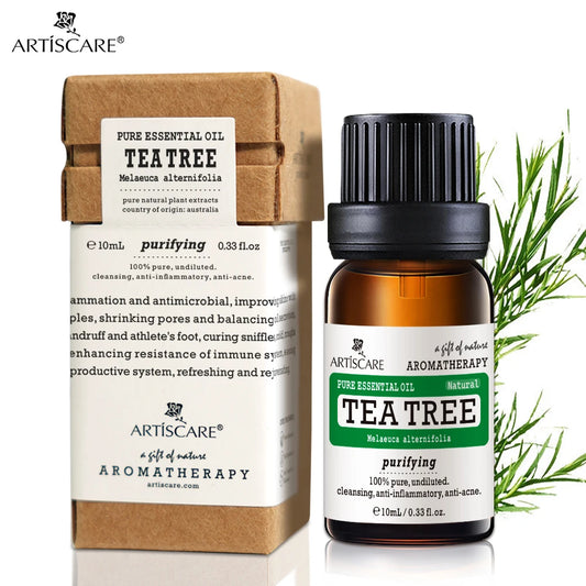 Pure Tea Tree Essential Oil 10mL - Natural Skin Care & Aromatherapy
