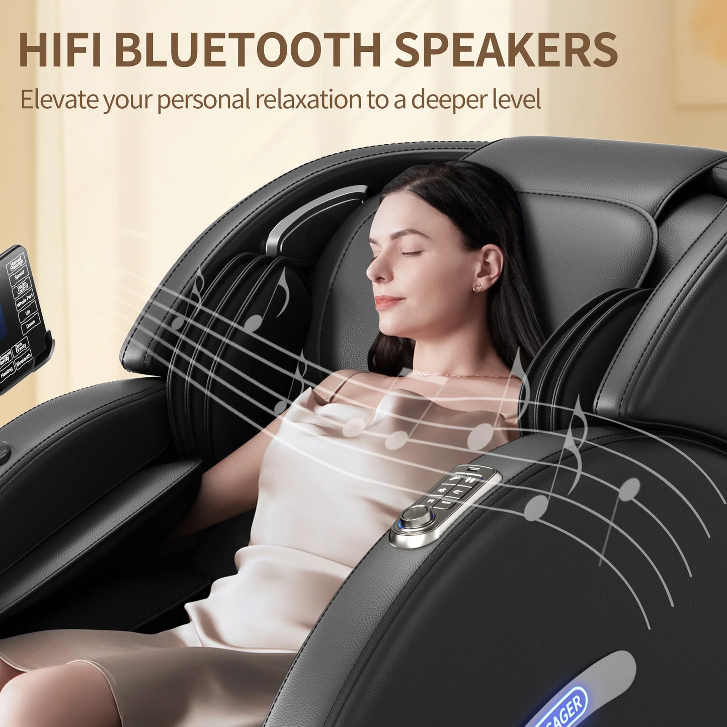 3D Zero Gravity Massage Chair with Airbag & Foot Roller