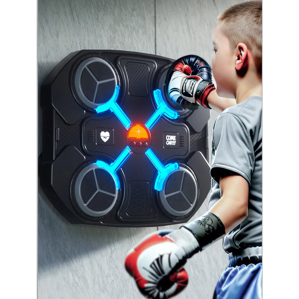 Music Boxing Trainer - Electronic Wall Target Practice Machine | StriveRiseFit