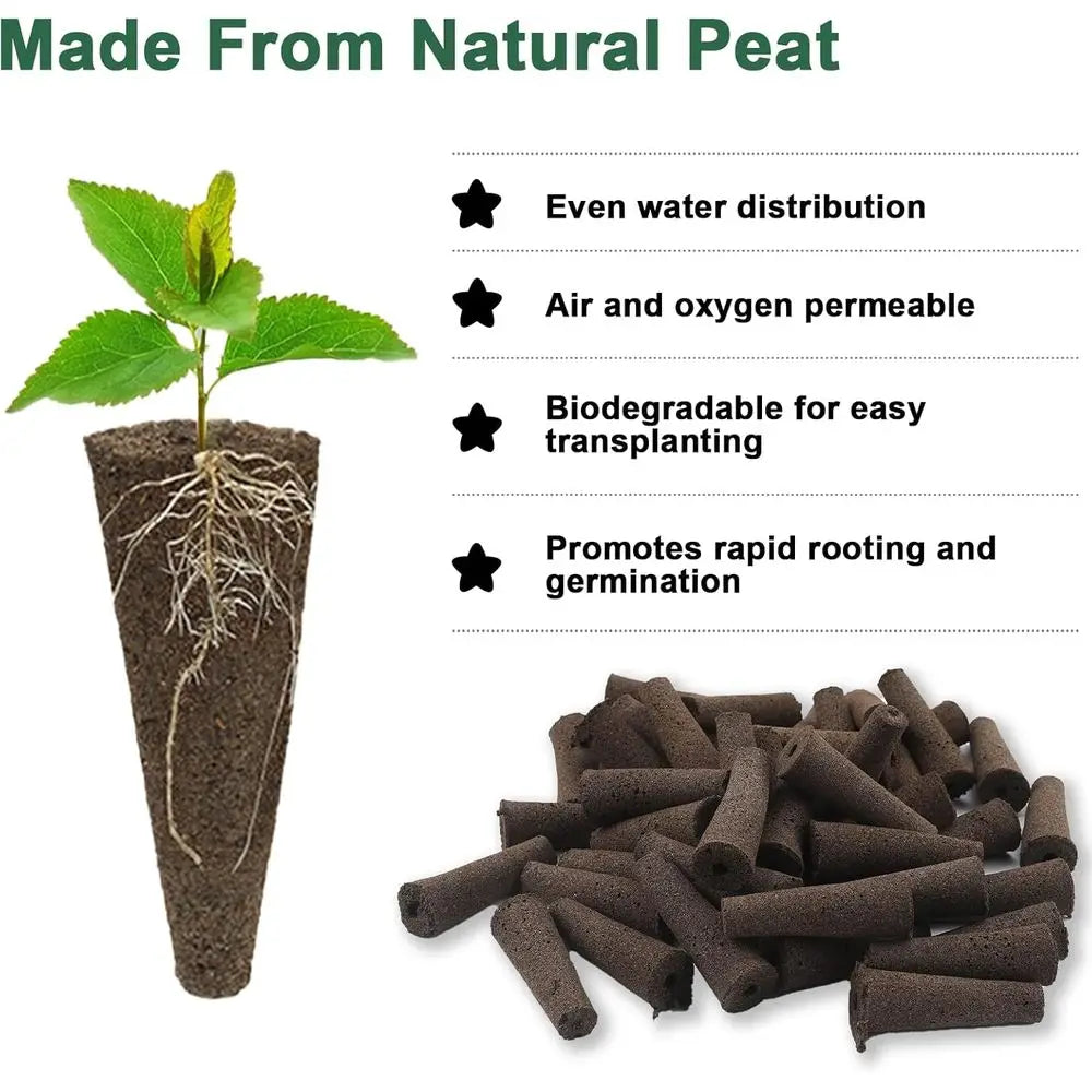 14-Pod Herb Seed Starter Kit | Basil Mint Thyme Oregano | Hydroponics Compatible | StriveRiseFit