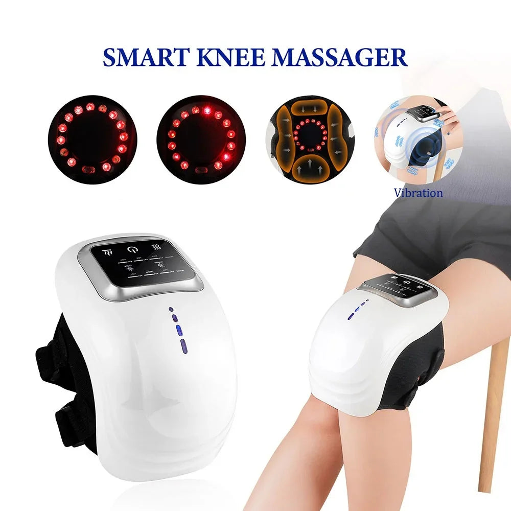 Smart Knee Massager - Vibration & Air Pressure for Knee, Elbow & Shoulder | StriveRiseFit.com