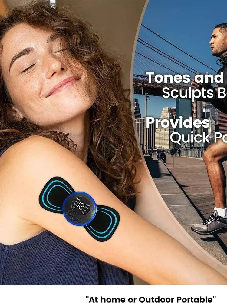 EMS Microcurrent Mini Massager | Low-Frequency Muscle Stimulator | StriveRiseFit