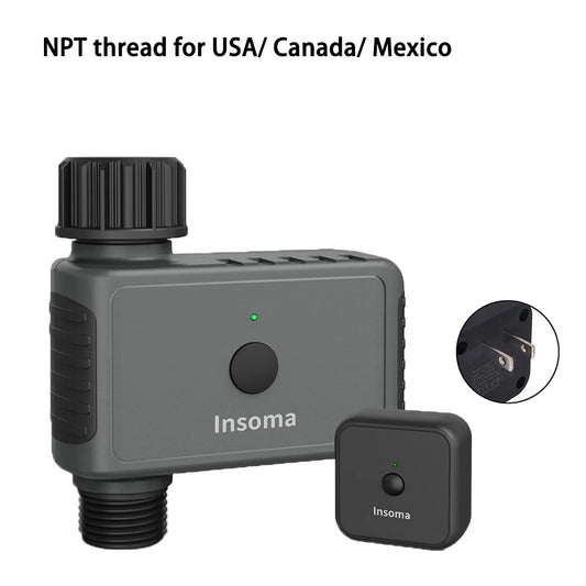 Smart WiFi Garden Water Timer | App-Controlled Irrigation | Alexa Compatible | NPT & BSPT Versions