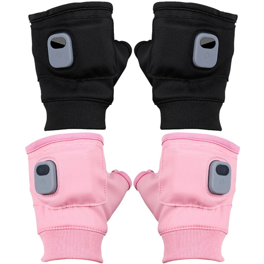 Electric Heating Gloves 360 Degree Heating Electric Thermal Gloves Windproof Touchscreen for Outdoor Hiking Cycling