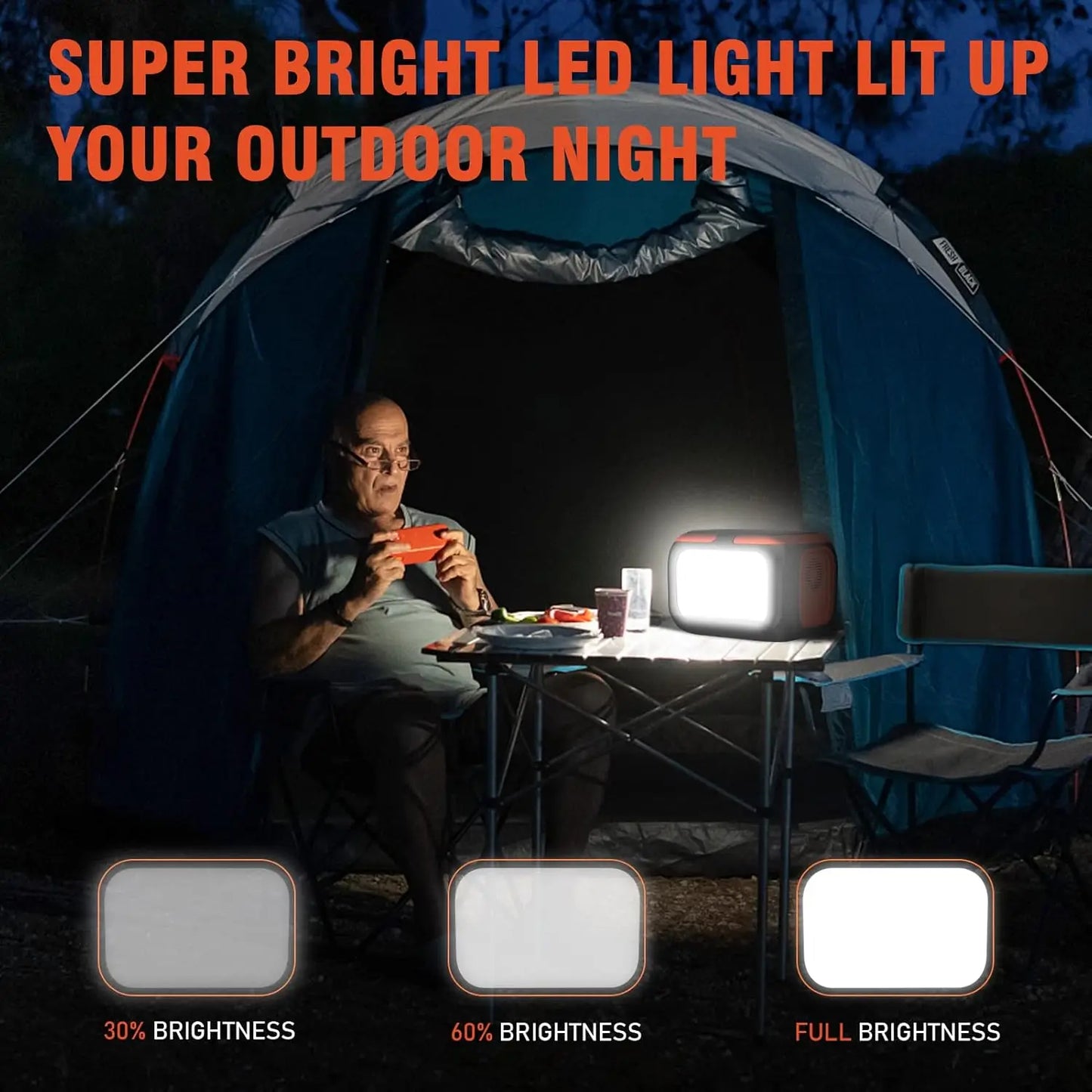600W/300W/200W/120W Portable Power Station,110V AC Outlets Solar Generator Storage Energy Power Bank For Biking Camping Hiking Travel RV Home