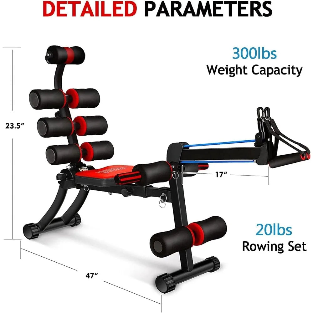 22 in 1 Wonder Master Core & Abdominal Workout Equipment, Foldable & Adjustable Rowing Machine, Core Strength Training & Abdominal, Arms and Shoulders