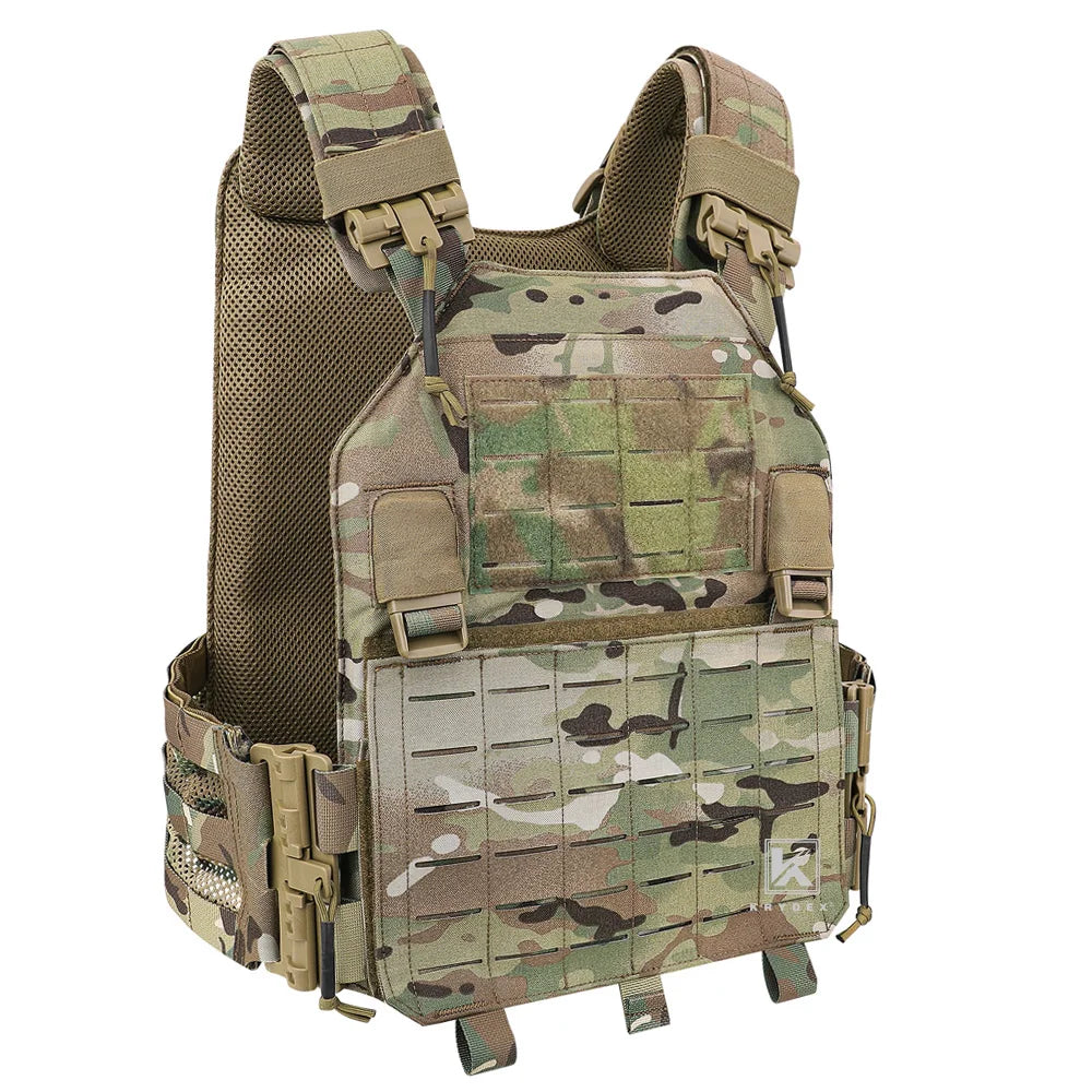 KRYDEX Tactical Vest - Molle Plate Carrier with Quick Release - StriveRiseFit