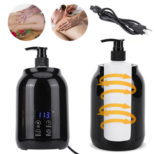 Electric Massage Oil Warmer with LED Display & Timer - StriveRiseFit