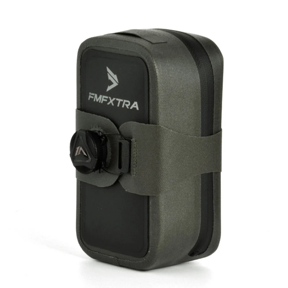 Bicycle Under Seat Bag Bike Strap-On Saddle Bag Knob Lock Bike Seat Bag Waterproof 0.5L Bike Bag Portable Cycling Accessories