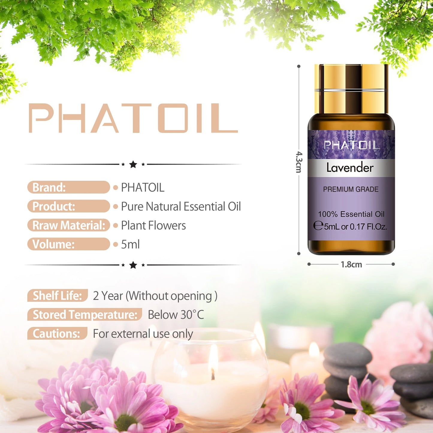 15-Piece Pure Essential Oils Gift Set | 5ml Each | Aromatherapy & Diffuser | StriveRiseFit
