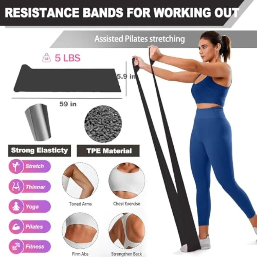 Pilates Ring & Ball Set, 12" Circle Ring, Yoga Balls & Resistance Bands, Essential Kit | StriveRiseFit