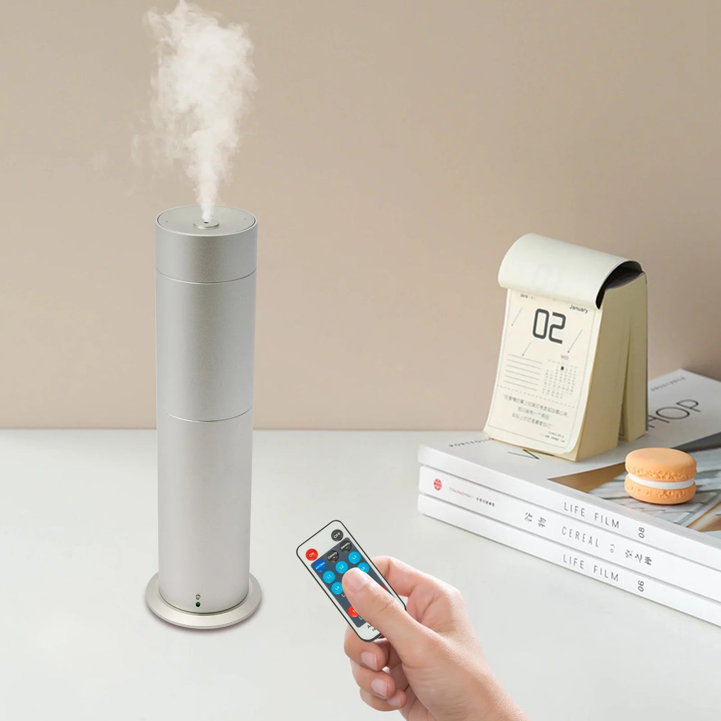 Scent Diffuser, Diffuser Aromatherapy Machine, Remote Control Atomizing Aroma Diffuser, Bluetooth Control, 120ml/4.06Oz