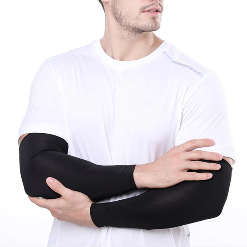 UV Protection Cooling Arm Sleeves, Unisex Sun Cover for Running, Cycling & Outdoor, 21 Colors | StriveRiseFit