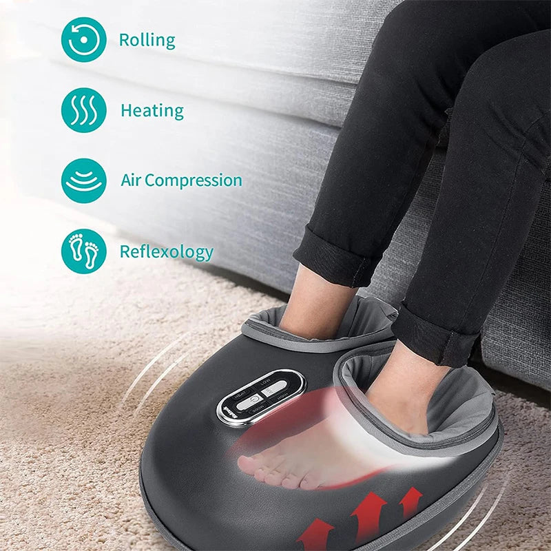 Nekteck Shiatsu Foot Massager - Heating Therapy & Air Compression