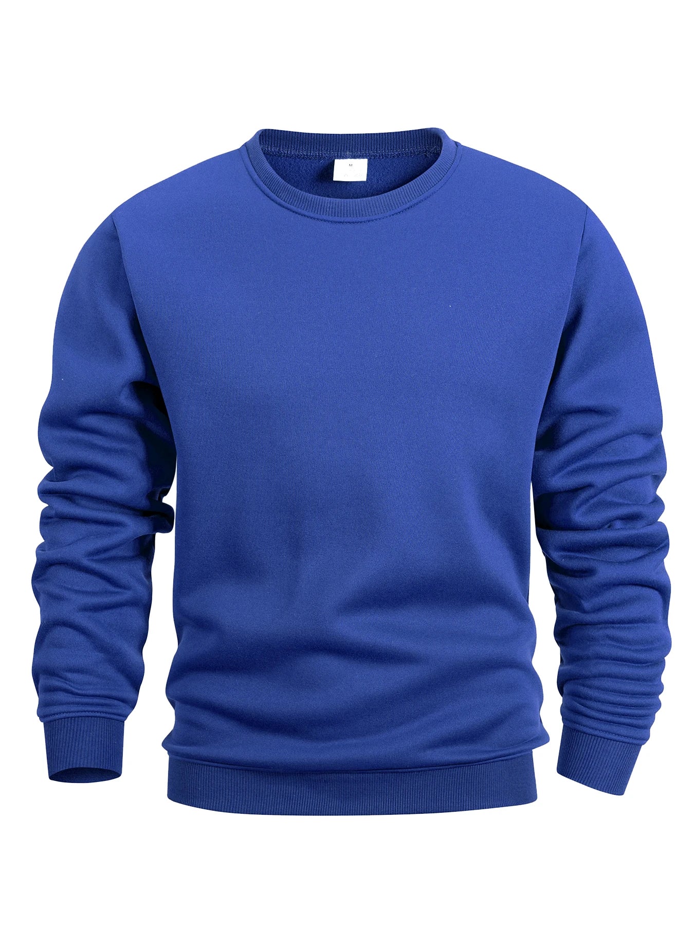 Men's Crew Neck Sweatshirts Solid Color ~ Outdoor Casual Daily Long Sleeve Pullover Sportswear