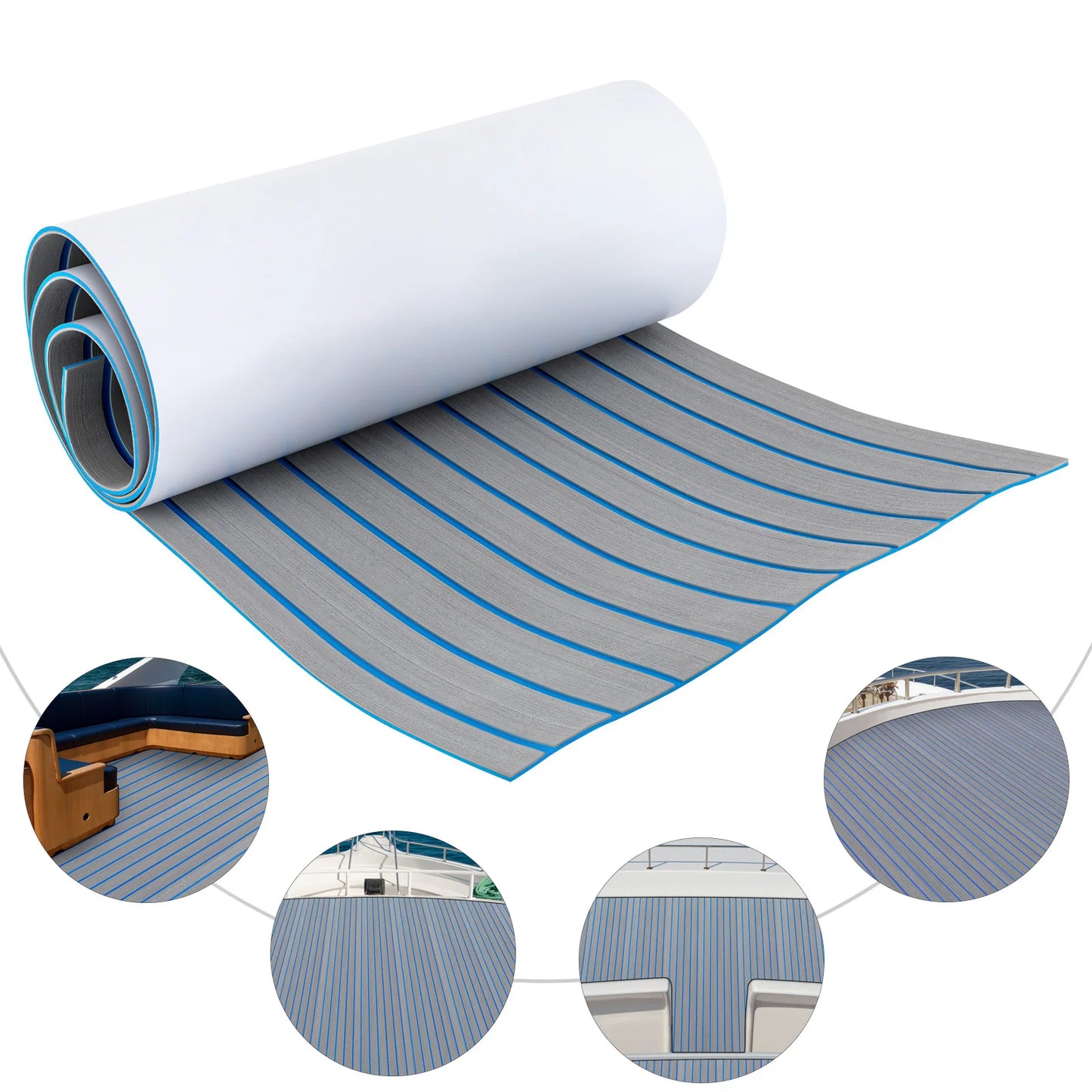 EVA Foam Boat Deck Mat 6mm Non-Slip Faux Teak Marine Decking Sheet | StriveRiseFit