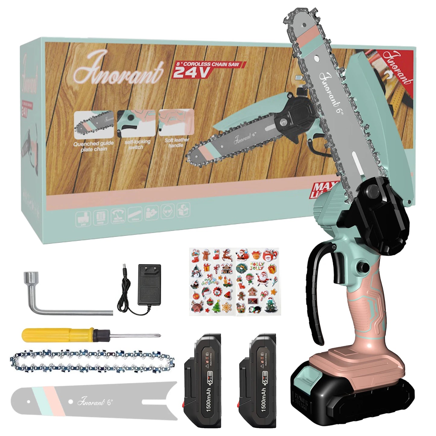 Mini Cordless Chainsaw | Handheld | Battery Powered | Multiple Colors | StriveRiseFit