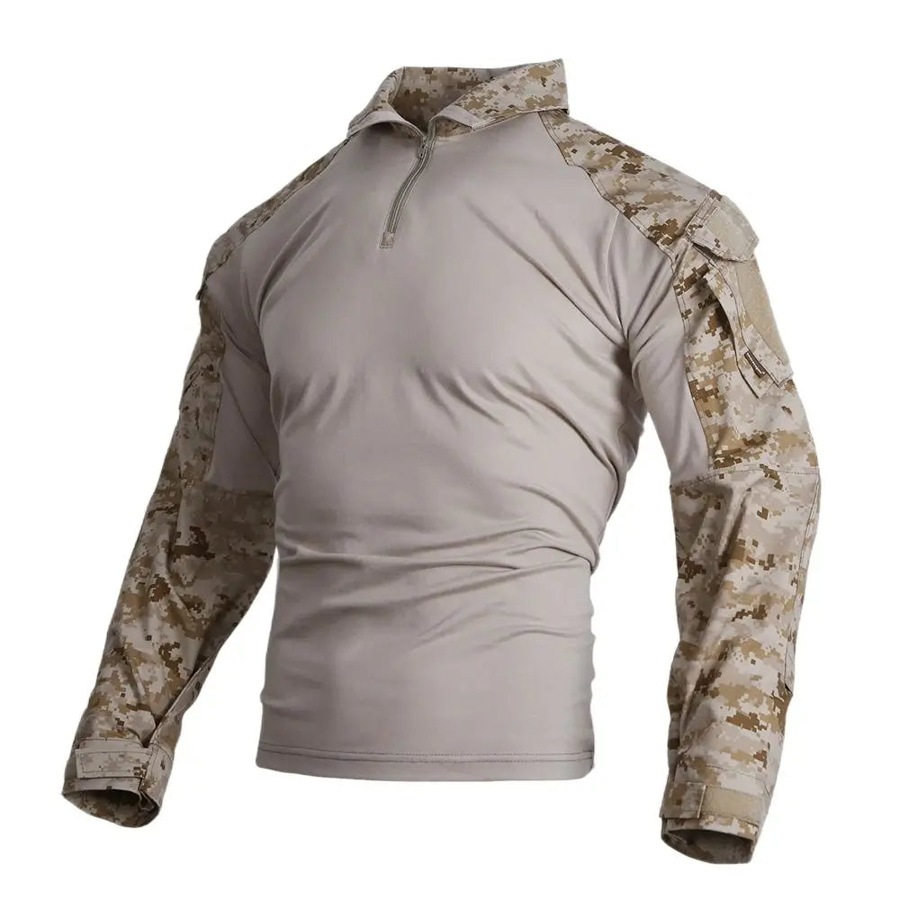 Emersongear Tactical G3 Combat Shirts Mens Gen3 Tops Camoflage T-Shirt Long Sleeve Hunting Airsoft Training Outdoor Hiking and More