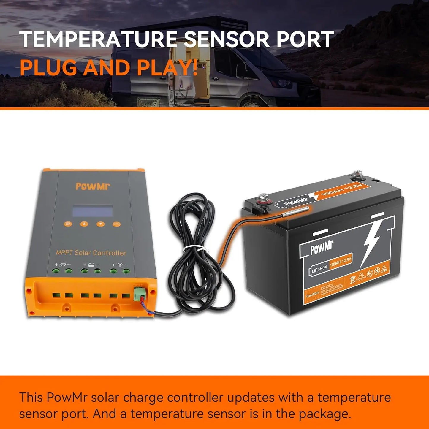60A MPPT Solar Charge Controller — 12V/24V/36V/48V, LCD Display, Parallel Support (Up to 12 Units)