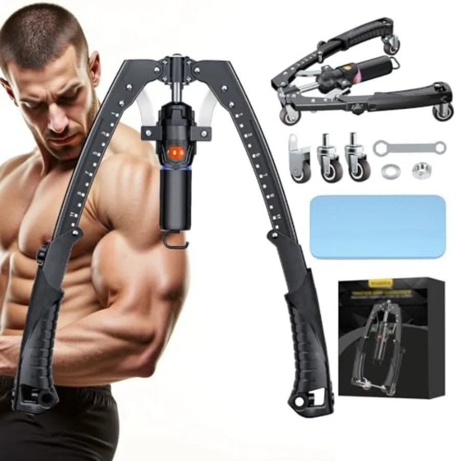 3-in-1 Hydraulic Twister Arm Trainer, 22–440 lbs Adjustable Chest Workout | StriveRiseFit