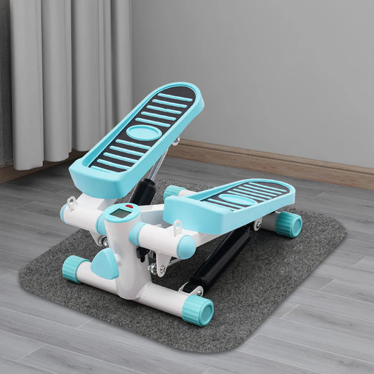 Mini Hydraulic Stepper with Resistance Bands LED Monitor 330 lb Capacity | StriveRiseFit